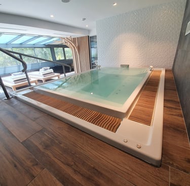 spa à débordement professionnel