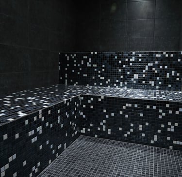 Hammam double banquettes