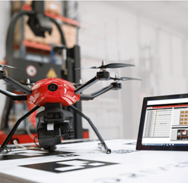 invenco-ai contact us page with drone and inventory management software