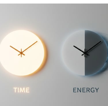 Different betwwn time and energy