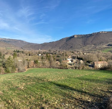 vue de campagne proche du camping des deux sequoias