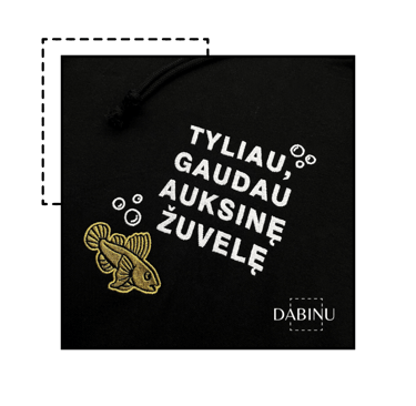 Siuvinėtas džemperis su pasirinktu tekstu | dabinu.lt