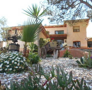 Imagen exterior de la Masía la casona