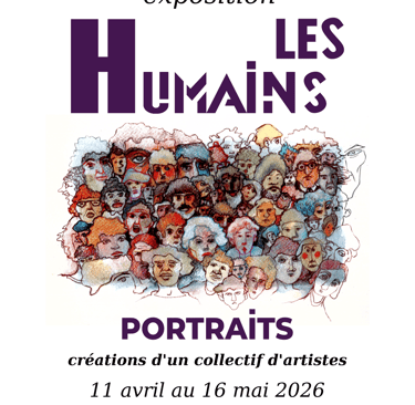Affiche de l'exposition "les Humains - Portraits"