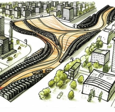 Interactive Renewable Energy Installations: Features like kinetic energy playgrounds that generate p