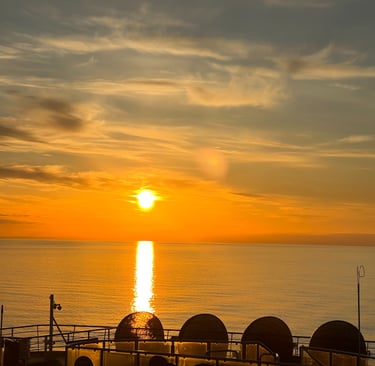 Late night Sunset on an Alaskan Cruise