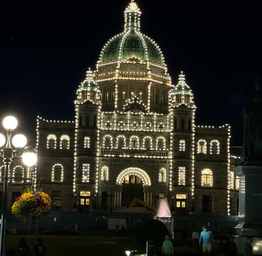 Victoria, British Columbia at Night