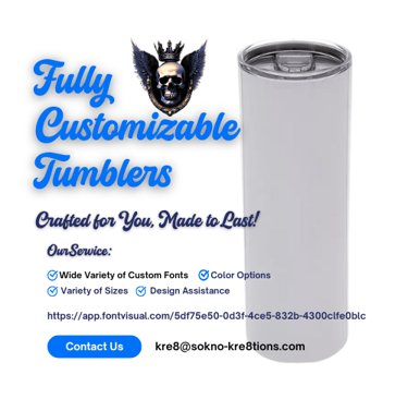 customized tumbler image