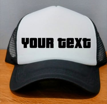 customizable trucker hat image