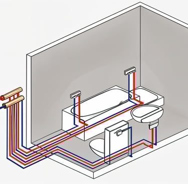 Tercera Fase Reforma Baño - Instalación de Fontanería