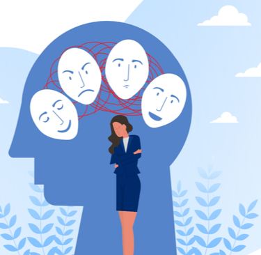 Une femme en entreprise qui a le syndrome de l'imposteur