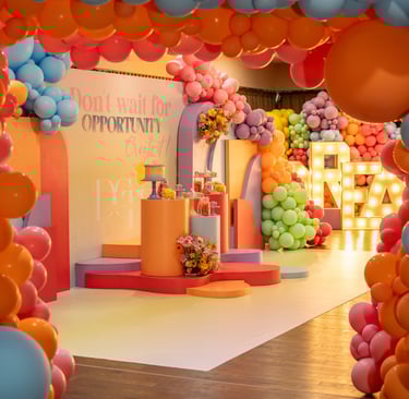 Décor événement professionnel AMA Event Loire