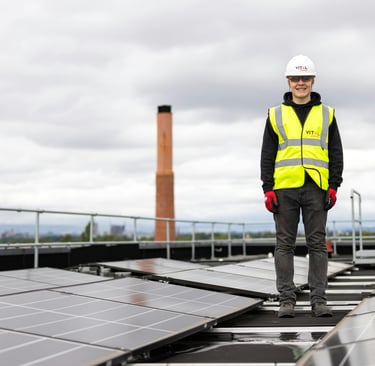 Fire Risk Assessor undertaking a fire risk assessment