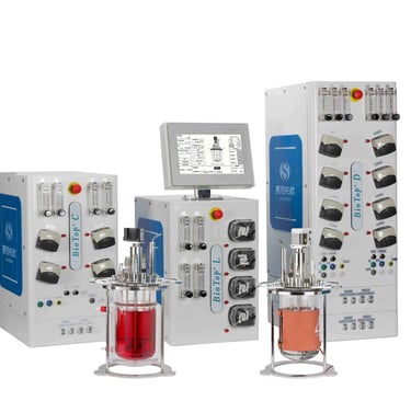 Lab scale fermenter/bioreactor system