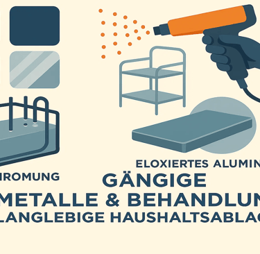 Materialien zählen: Wie Metallarten und Oberflächenbehandlungen Ihre Badezimmer- und Küchen-Aufbewahrungsregale beeinflussen