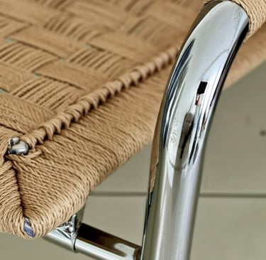 Thonet b35 restauración con papel Kraft