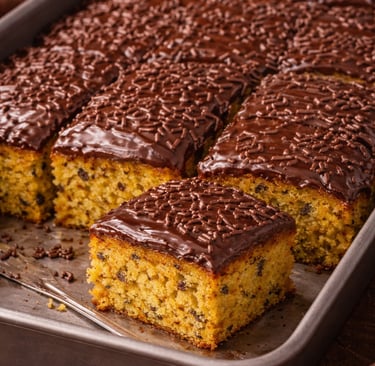 Bolo de Cenoura com Chocolate