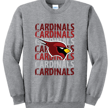 a sweatshirt with a cardinal cardinals logo on it