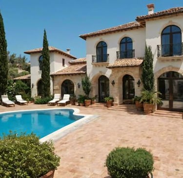 A picturesque medieval village with luxury accommodations 