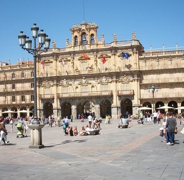 Vista de la plaza Mayor de Salamanca