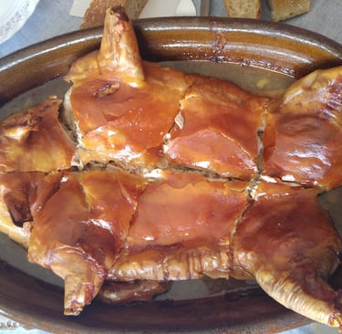 Cochinillo asado tradicional de Segovia