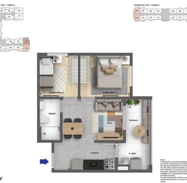 2 dorms