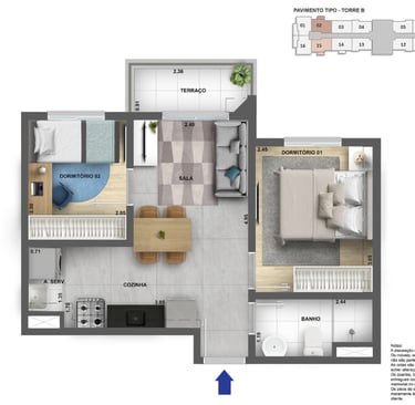 planta 2 dorms