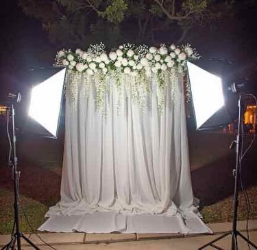 flower wall Photo Booth Bakersfield
