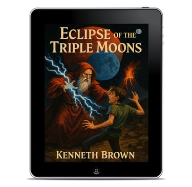 Eclipse of the Triple Moons an exciting action-adventure YA fantasy story