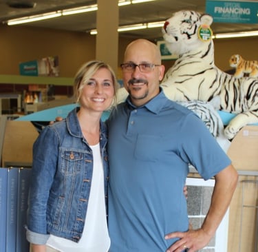 Biviano Carpet One owners, Jim & Jess Popovich - Customer Review for Brock Office Solutions