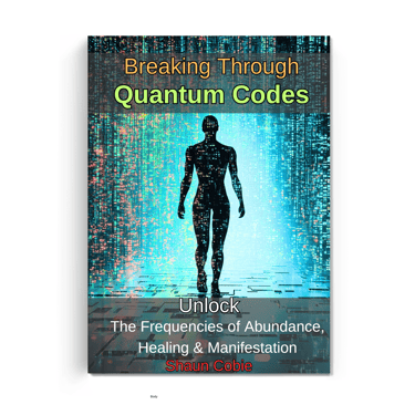 Quantum Codes PLR ebook cover – manifestation and healing frequencies ebook with private label right