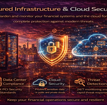 financial cloud and infrastructure security with data center protection by CrawlTech