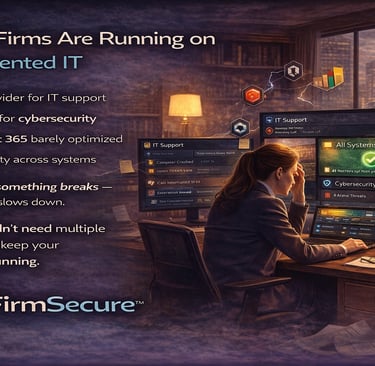 business struggling with multiple IT systems and vendors in office environment