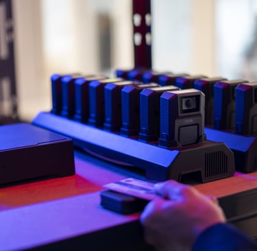 Axis Body-worn camera dock - secure video management solution
