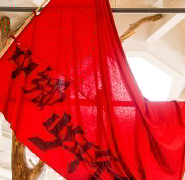 Flag of the Sanrizuka-Shibayama United Opposition League against Narita Airport 