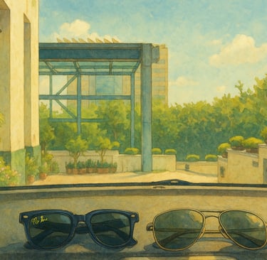 a pair of sunglasses