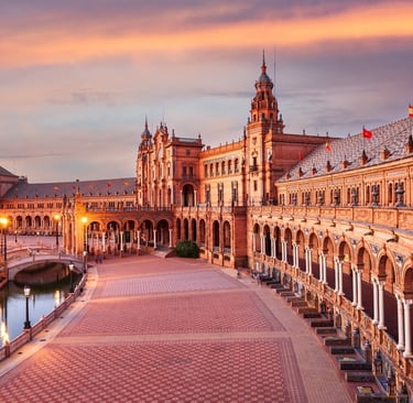 a large building with a clock tower in the middle of it