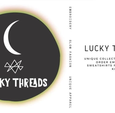 lucky threads advert -custom embroidery