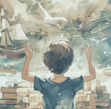 SWB Global Academy  Nurturing Curious Minds  Individualized Learning  Makers' Mind Illustration | Using Imagination