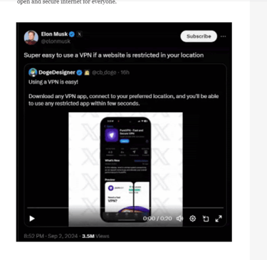 Pure VPN Elon Musk