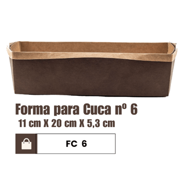 Forma de papel para Cuca