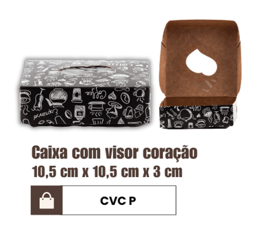 Caixa com visor
