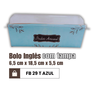Embalagem de papel forneável com tampa