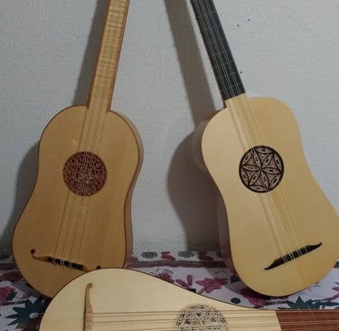 3 early fretted instruments