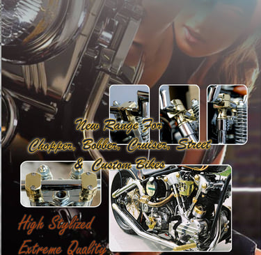 Motorcycle Parts Of Harley Bobber Chopper Triumph Yamaha Honda BMW KTM Ducati