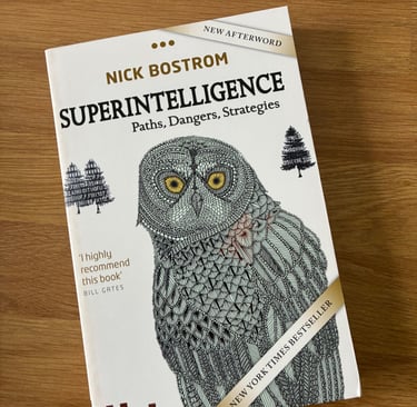 Photo of the book Superintelligence