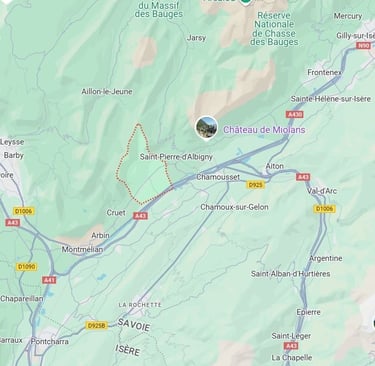 savoie combe de savoie montmélian saint pierre d'albigny La rochette Aiguebelle Gilly Albertville