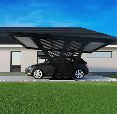 Panel czarny lamelami pionowymi 