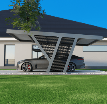 Panel czarny z lamelami pionowymi