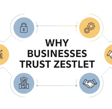 Why Businesses Trust Zestlet 🔑 Reliability: We don’t overpromise — we deliver. 🔑 Flexibility: Low MOQ for startups, high-vo